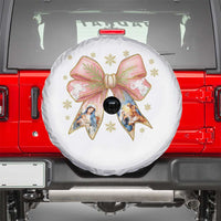 Jesus Christmas Coquette Bow Nativity Bible Verse Christian Spare Tire Cover - Wonder Print Shop
