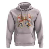 Jesus Christmas Coquette Bow Nativity Bible Verse Christian Hoodie - Wonder Print Shop