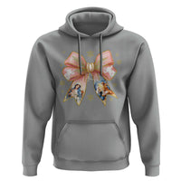 Jesus Christmas Coquette Bow Nativity Bible Verse Christian Hoodie - Wonder Print Shop