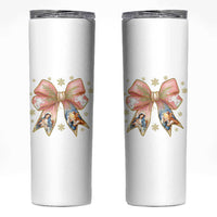Jesus Christmas Coquette Bow Nativity Bible Verse Christian Skinny Tumbler - Wonder Print Shop