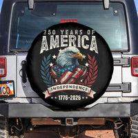 250 Years Of America Spare Tire Cover 250th American Anniversary Independence Bald Eagle - Wonder Print Shop