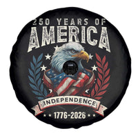 250 Years Of America Spare Tire Cover 250th American Anniversary Independence Bald Eagle - Wonder Print Shop