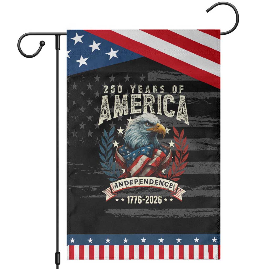 250 Years Of America Garden Flag 250th American Anniversary Independence Bald Eagle
