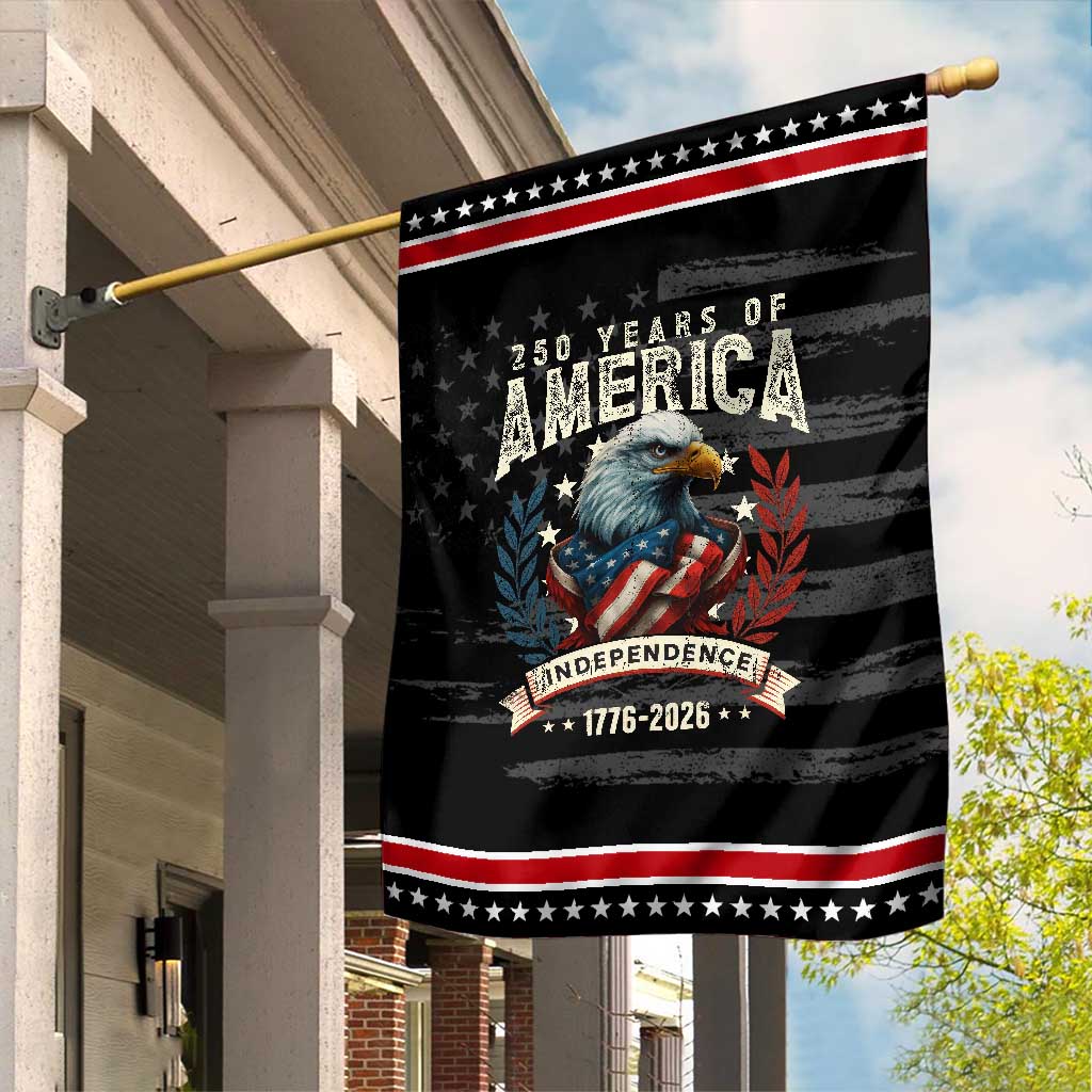 250 Years Of America Garden Flag 250th American Anniversary Independence Bald Eagle