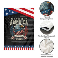 250 Years Of America Garden Flag 250th American Anniversary Independence Bald Eagle