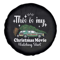 This Is My Christmas Movie Watching Spare Tire Cover Vintage Xmas Tree Car - Wonder Print Shop