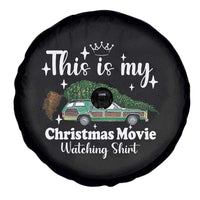This Is My Christmas Movie Watching Spare Tire Cover Vintage Xmas Tree Car - Wonder Print Shop