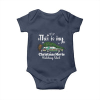 This Is My Christmas Movie Watching Baby Onesie Vintage Xmas Tree Car - Wonder Print Shop