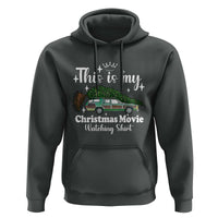 This Is My Christmas Movie Watching Hoodie Vintage Xmas Tree Car - Wonder Print Shop