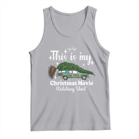 This Is My Christmas Movie Watching Tank Top Vintage Xmas Tree Car - Wonder Print Shop