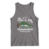 This Is My Christmas Movie Watching Tank Top Vintage Xmas Tree Car - Wonder Print Shop