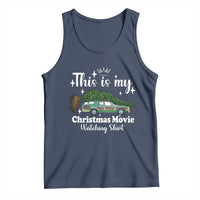 This Is My Christmas Movie Watching Tank Top Vintage Xmas Tree Car - Wonder Print Shop