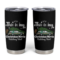 This Is My Christmas Movie Watching Tumbler Cup Vintage Xmas Tree Car - Wonder Print Shop