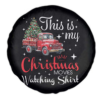 This Is My Christmas Movie Watching Spare Tire Cover Vintage Red Truck - Wonder Print Shop