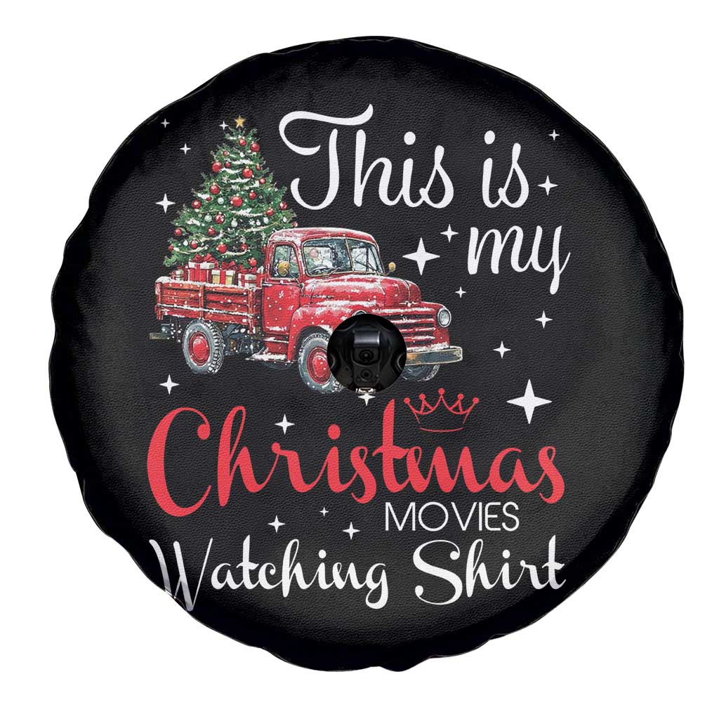 This Is My Christmas Movie Watching Spare Tire Cover Vintage Red Truck - Wonder Print Shop