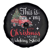 This Is My Christmas Movie Watching Spare Tire Cover Vintage Red Truck - Wonder Print Shop
