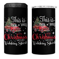 This Is My Christmas Movie Watching 4 in 1 Can Cooler Tumbler Vintage Red Truck - Wonder Print Shop