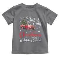 This Is My Christmas Movie Watching Toddler T Shirt Vintage Red Truck - Wonder Print Shop