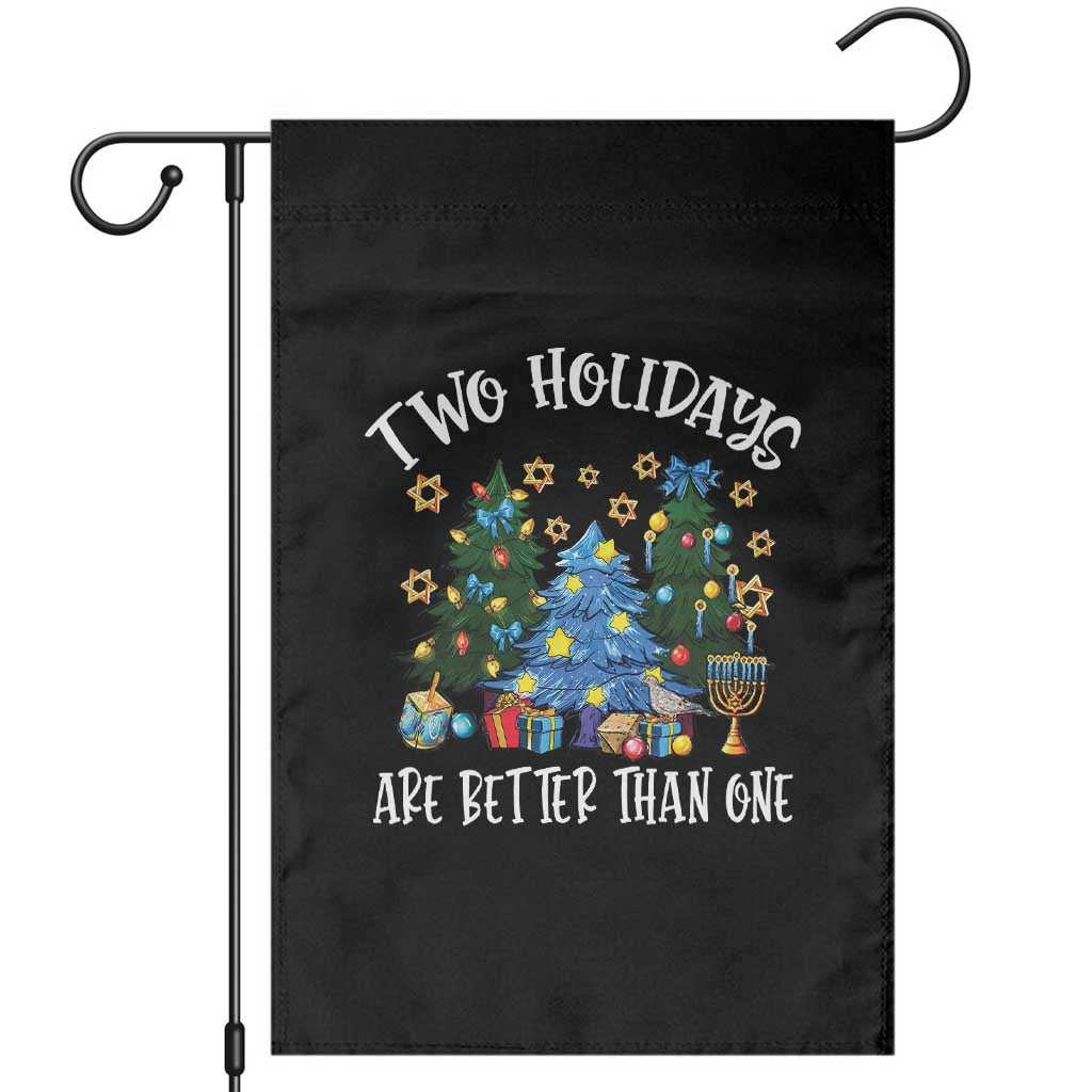 Christmas Hanukkah Garden Flag Two Holidays Are Better Than One Christmukkah Tree - Wonder Print Shop