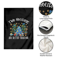 Christmas Hanukkah Garden Flag Two Holidays Are Better Than One Christmukkah Tree - Wonder Print Shop