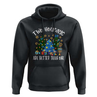 Christmas Hanukkah Hoodie Two Holidays Are Better Than One Christmukkah Tree - Wonder Print Shop