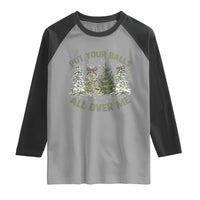 Funny Christmas Adult Humor Raglan Shirt Put Your Balls All Over Me Xmas Dirty Joke - Wonder Print Shop