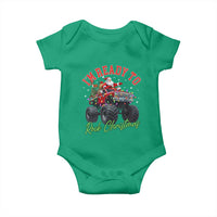 Christmas Monster Truck Baby Onesie I Am Ready To Rock Xmas Santa - Wonder Print Shop