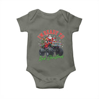 Christmas Monster Truck Baby Onesie I Am Ready To Rock Xmas Santa - Wonder Print Shop