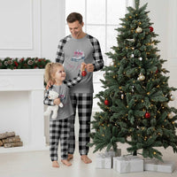 Figure Skater Plaid Pajama Set Go Figure Coquette Pink Bow Ice Skating - Wonder Print Shop