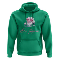 Figure Skater Hoodie Go Figure Coquette Pink Bow Ice Skating