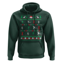 Funny Christmas Figure Ice Skating Skater Hoodie