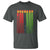 The 7 Principles Of Kwanzaa T Shirt Kinara Candles African Heritage - Wonder Print Shop