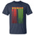 The 7 Principles Of Kwanzaa T Shirt Kinara Candles African Heritage - Wonder Print Shop