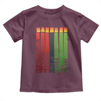 The 7 Principles Of Kwanzaa Toddler T Shirt Kinara Candles African Heritage