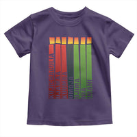 The 7 Principles Of Kwanzaa Toddler T Shirt Kinara Candles African Heritage