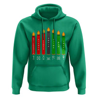 Nguzo Saba Symbols The 7 Principles Of Kwanzaa Hoodie Kinara Candles Symbol