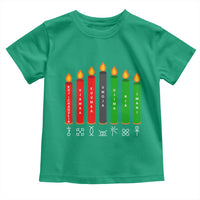 Nguzo Saba Symbols The 7 Principles Of Kwanzaa Toddler T Shirt Kinara Candles Symbol
