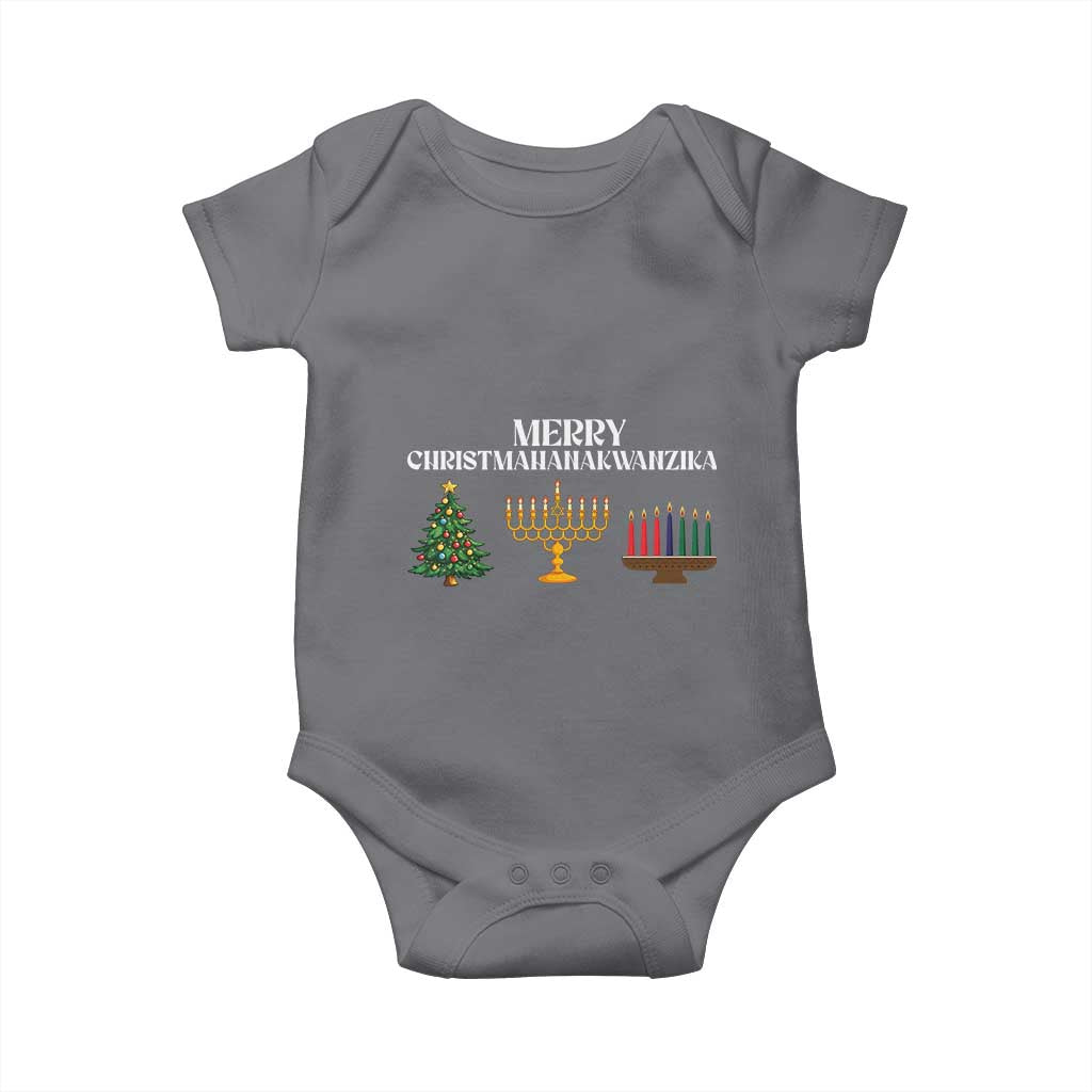 Merry Christmahanakwanzika Baby Onesie Christmas Hanukkah Kwanzaa