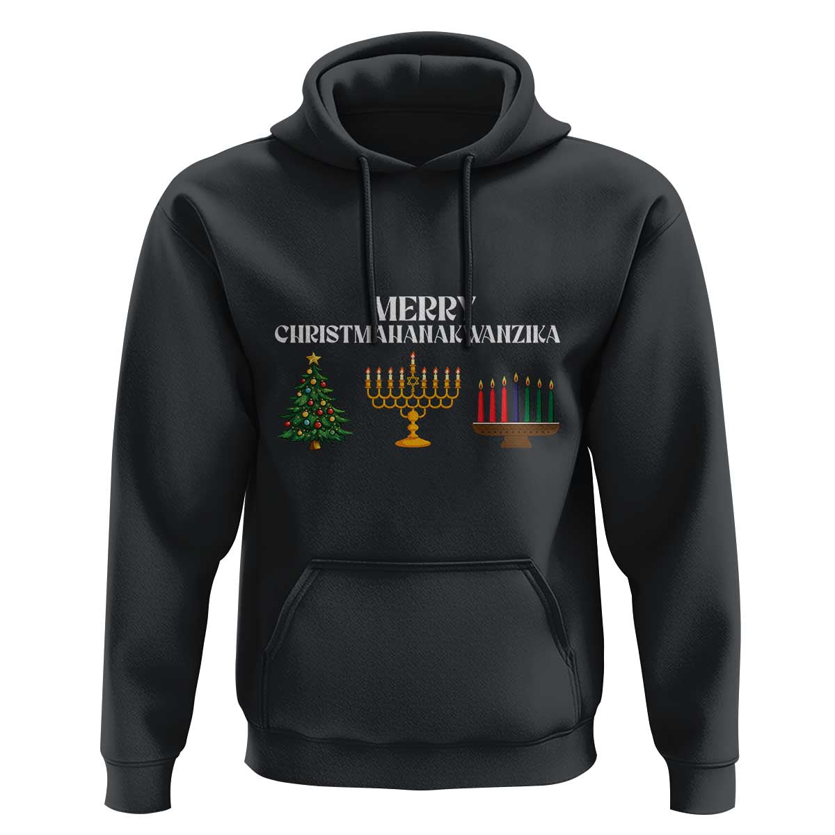 Merry Christmahanakwanzika Hoodie Christmas Hanukkah Kwanzaa