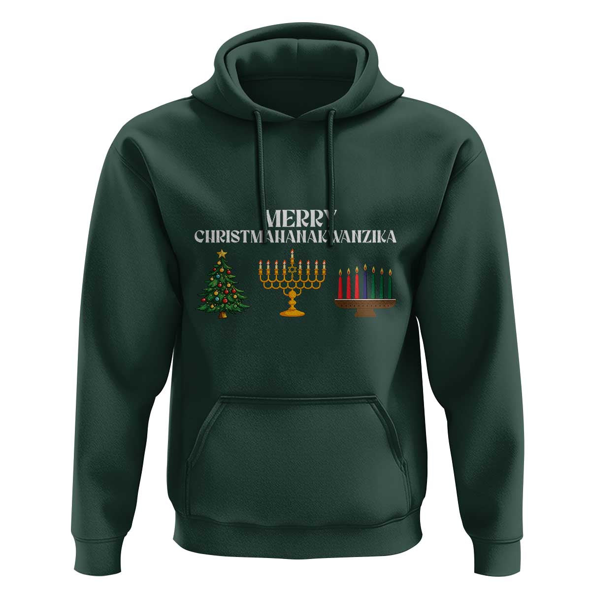 Merry Christmahanakwanzika Hoodie Christmas Hanukkah Kwanzaa
