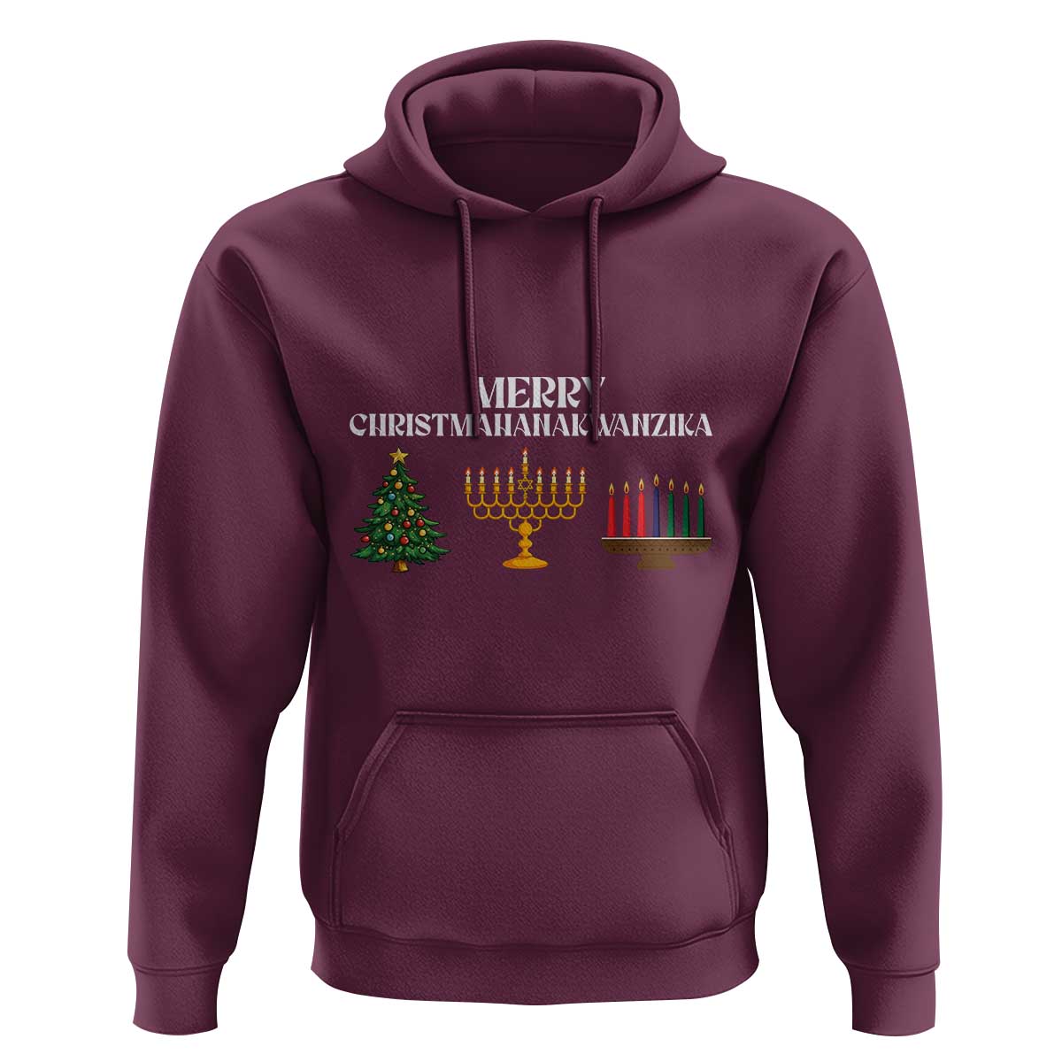 Merry Christmahanakwanzika Hoodie Christmas Hanukkah Kwanzaa