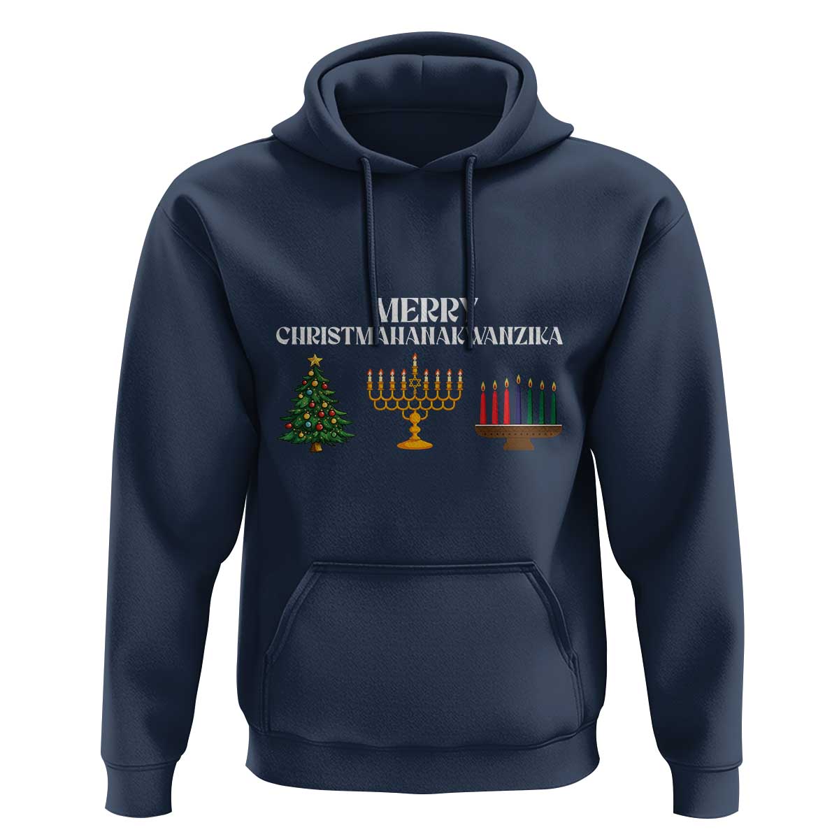 Merry Christmahanakwanzika Hoodie Christmas Hanukkah Kwanzaa