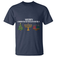 Merry Christmahanakwanzika T Shirt Christmas Hanukkah Kwanzaa - Wonder Print Shop
