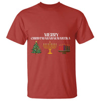 Merry Christmahanakwanzika T Shirt Christmas Hanukkah Kwanzaa - Wonder Print Shop