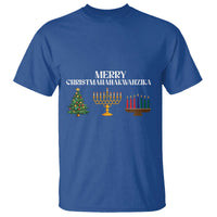 Merry Christmahanakwanzika T Shirt Christmas Hanukkah Kwanzaa - Wonder Print Shop