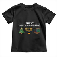 Merry Christmahanakwanzika Toddler T Shirt Christmas Hanukkah Kwanzaa