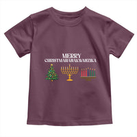 Merry Christmahanakwanzika Toddler T Shirt Christmas Hanukkah Kwanzaa