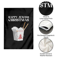 Happy Jewish Christmas Garden Flag Chinese Noodle Asian Take Out - Wonder Print Shop