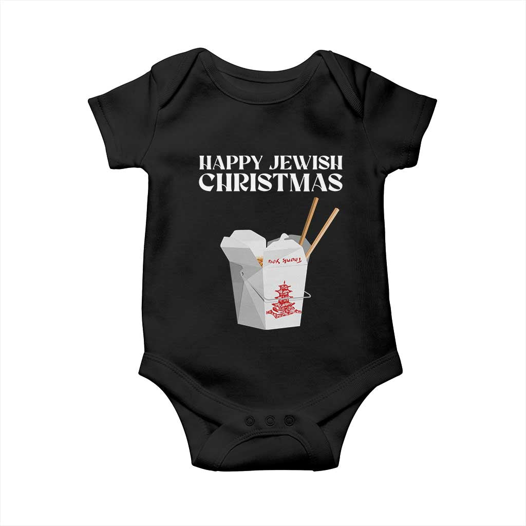 Happy Jewish Christmas Baby Onesie Chinese Noodle Asian Take Out