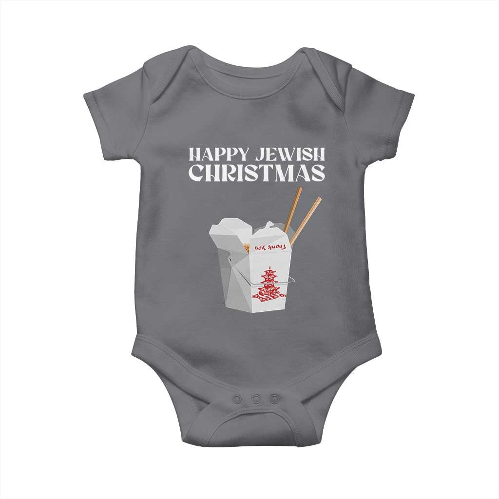 Happy Jewish Christmas Baby Onesie Chinese Noodle Asian Take Out
